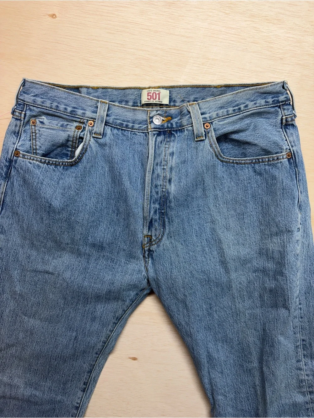 Vintage Levi's 501 Straight Leg Denim Jeans Classic pre-owned Levi’s 501 origina